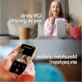Resim Hakay Akıllı Ekranlı Bebek Güvenlik Kamerası - Wi-Fi 4mp 2k Qhd 
