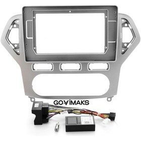 Resim Govimaks Ford Mondeo 2007-2012 Uyumlu Sılver Grey Androıd Multimedya Çerçevesi - Soket 