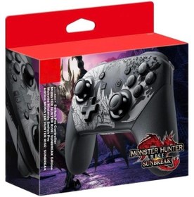 Resim Switch Pro Controller - Monster Hunter Rise Sunbreak Edition 