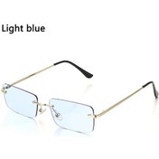 Resim Gootrades Lüks Retro Dikdörtgen Kadın Güneş Gözlüğü Uv400 Yaz Tonlarıaltın51gri Gri 