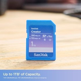 Resim SanDisk Creator SD-UHS-II hafıza kartı 128 GB (DSLR ve aynasız kameralar, 6K video, V60, UHS-II, 280 MB/s okuma, RescuePRO Deluxe, Adobe Creative Cloud) 