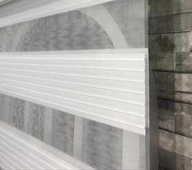 Resim StorBurada Pliseli Stor Zebra Perde Beyaz STB480-D Beyaz 190 x 260 