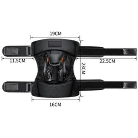 Resim Pazly Gece Reflektörlü Ayarlanabilir Motosiklet Dirseklikleri - Motosiklet, Bisiklet, Paten Spor Koruma 