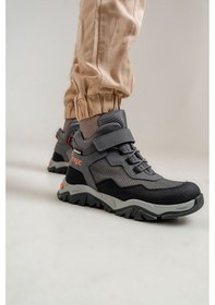 Resim Mnpc Erkek Çocuk Gri Su Geçirmez Anatomik Günlük Bot 25k3b1101867 Gri 