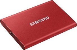 Resim T7 500 GB MU-PC500R/WW 2.5 SSD USB 3.2 Kırmızı Taşınabilir Disk Samsung