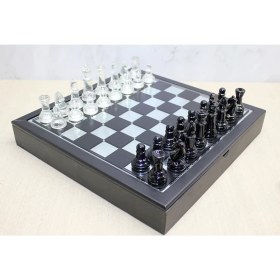 Resim İlk El Grup Kutulu Cam Satranç Seti 