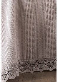 Resim Kopanaki Dantelli Çift Kişilik Pike-210x230 Cm Tas Taş 