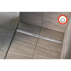Resim Dallmer Cerafloor Pure Duş Kanalı, 120 cm Lineer Duş Süzgeci, Koku Önleyici, Hızlı Akışlı Sifon Gideri, Kanalizasyon, Tuvalet Kokusu Yapmaz, Kesilerek Boyu Ayarlanabilir, Kolay Temizlenir Süzgeç 