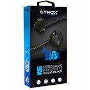 Resim Syrox K16 Stereo Sound Kablolu Kulak Içi Kulaklık - Siyah 
