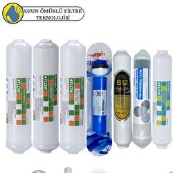 Resim Pemax Water Solutions Purefer Kapalı Kasa Su Arıtma Cihazı Sertifikalı 7'li B12 Alkali- Filmtec Dupon Mebran-4'lü Mineral 