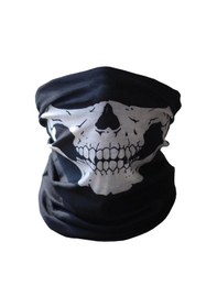 Resim Siyah Renk Dikişsiz Çok Fonksiyonlu Çene Kafatası Yüz Maskesi Baf Buff Bandana Boyunluk Bileklik Karışık/Çok Renkli 