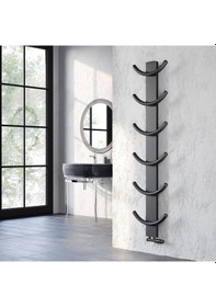 Resim Lojimax Alüminyum Havlupan Oxy 1000x400 Mm 4 Dilim Siyah 370 W Yüksek Isıl Güç -845 