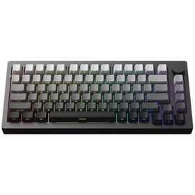 Resim Akko Monsgeek M1 V5-SP VIA Black Gradiant V3 Creamy Purple Pro Switch RGB Kablosuz Hotswap Mekanik Gaming Klavye 
