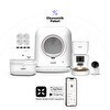 Resim Xenon Smart Akıllı Otomatik Kedi Tuvaleti Mama Kabı Su Pınarı Smart Tag ve Yedek Filtre 5'li Pet Seti 