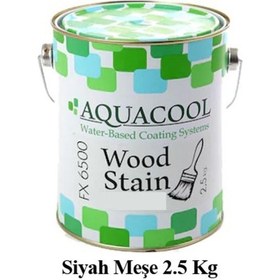 Resim Aquacool Su Bazlı Dış Mekan Verniği Siyah Meşe 2.5 Kg 