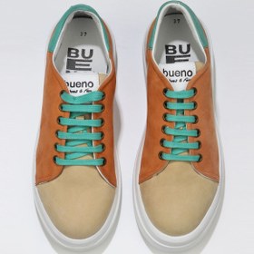 Resim Bueno Shoes Bej Multi Nubuk Kadın Sneakers 01wt4706 