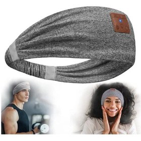 Resim Maiyame Bluetooth Uyku Bandı, Yumuşak Kumaşlı Kafa Bandı, İç Konulu Hoparlörlü, Yan Yatanlar İçin, Spor Ve Seyahat İçin Uygun, Gri 