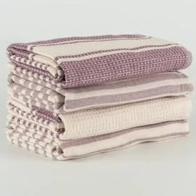 Resim Soley | İzay |%100 Pamuk Mutfak Havlu Seti Lila 
