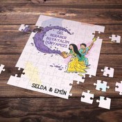 Resim Kişiye Özel Romantik Tasarımlı Puzzle -P24 E-Hediyeci