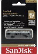 Resim Sandisk Extreme PRO SDCZ880-512G-G46 512GB USB 3.1 Flash Bellek 
