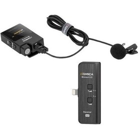 Resim Comica Boomx-d Mı1 Apple Uyumlu iOS Tekli Yaka Röportaj Mikrofonu Apple Uyumlu iPhone İçin 