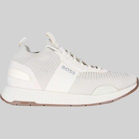 Resim BOSS Erkek Titanium Runn Knst Örgü Koşu Spor Ayakkabı Bej 