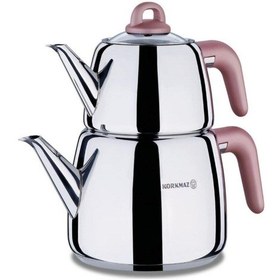 Resim Korkmaz A045-01 Bella Rosegold Çaydanlık Takımı Pembe - Gold 