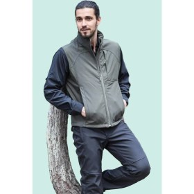 Resim Softshell Yelek Erkek Rüzgar Geçirmez Su Itici Nefes Alabilir FY82 Fiyort Kenai Outdoor 