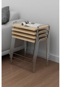 Resim Tepsi Zigon Sehpa 