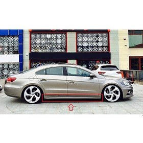 Resim Passat Cc R-line Marşpiyel Takımı -boyasız-fiberglass 
