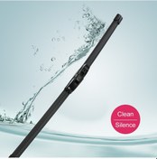 Resim Shineyee 26" 650mm Evrensel U Tipi Çerçevesiz Yumuşak Kauçuk Cam Sileceği - Sessiz Ve Etkili Temizlik 
