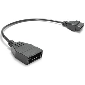 Resim Gm Obd2 Araç 12 Pin 16 Pine Çeviren Adaptör Bağlantı Kablosu 