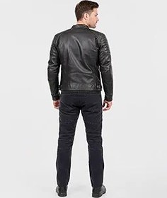 Resim Scudo Dublin 2 Siyah Kevlar Motosiklet Kot Pantolonu 36/32 