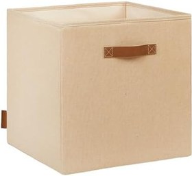 Resim Ocean Home Textile Jüt Keten Kumaş Kutu 33 x 30 x 33 cm 