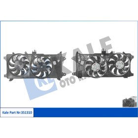 Resim Fan Motor - Davlumbaz Klımalı Fıat Doblo 1.3jtd 1.9jtd 01- Cıft Motorlu Euro Iıı 