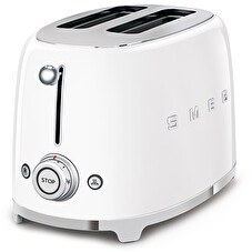 Resim Smeg TSF01WHEU 1x2 Beyaz Ekmek Kızartma Makinesi 