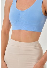 Resim Mistirik Rosella Model Sıkılaştırıcı Kalın Askılı Pedsiz Büstiyer Buz Mavi Renk06 Buz Mavi 