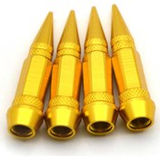 Resim Genel Markalar Sivri Sibop Kapağı Mermi Sibop Kapağı 4 lü Takım Sarı 