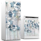 Resim Jasmin2020 Buzdolabı Ve Bulaşık Makinası Sticker Kaplama Etiketi Gül Kurusu 