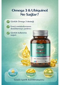 Resim Day's Power Omega 3 & Ubikinol 