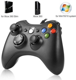 Resim Xbox 360 Controller PC Kablolu Oyun Kolu 2,20m USB Kablolu Bilgisayar Oyun Kolu Gamepad Joystick Controller Bilgisayar Uyumlu 