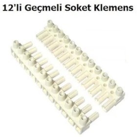 Resim 12'li Geçmeli Soket Klemens 20 Adet Paket 