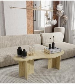 Resim VM VERTEX MOBİLYA Messina Safir Meşe Orta Sehpa Safir Meşe 120 x 55 