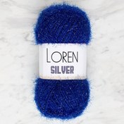 Resim Loren Silver Saks Mavisi El Örgü İpi - RS0004 - 34092 