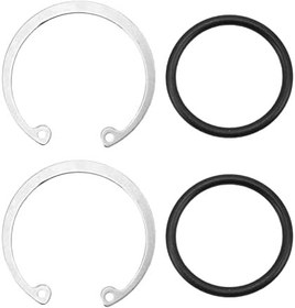 Resim Qiilu Blow Off Valve C Clip O Ring Set for HKS Blowoff Valve Flanş Adaptörü BOV C Clip O Ring Snap Ring Aksesuarları Değiştirme 