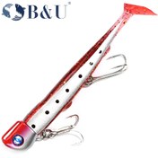 Resim 33G Tuzlu Su Yumuşak Balıkçılık Yemi Kuyruk Jig Başlı Minnow Yapay Yem Deniz Levreği Swimbait Takımı 