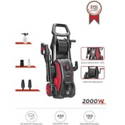 Resim Torima Hpc-01 Kırmızı Yüksek Basınçlı Oto, Halı, Bahçe Temizleme Ve Yıkama Makinesi 2000w, 150 Bar Kırmızı 
