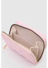 Resim Shule Bags Coco Nakış Detaylı Kilitli Kadın Cüzdan Pudra Pembe 
