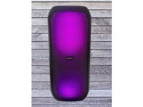 Resim Mcreative Ht-959 Taşınabilir Şarjlı Bluetooth Hoparlör 4 Inç Çift Bass Rgb Işıklı Usb/Bt/Tf Tws Ses Sistemi 