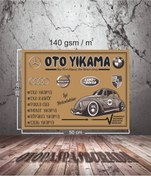 Resim kraftpark 35x50 cm 140gr/m2 500 Adet Kraft Oto Paspas Kağıdı 